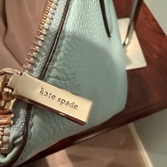 Kate Spade Harlow Soft Teal Leather Tote - Picture 5 of 13